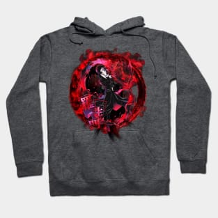 Akutagawa Ryuunosuke red / black Hoodie